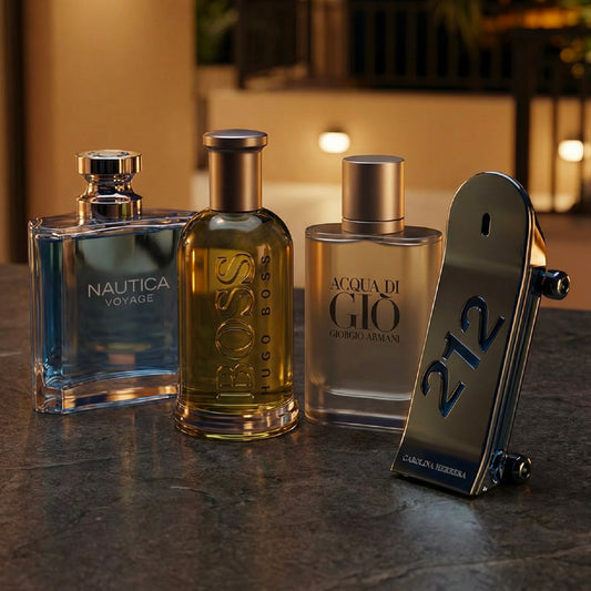 AcquaDiGio, HugoBoss, Nautica, 212Heroes TTK