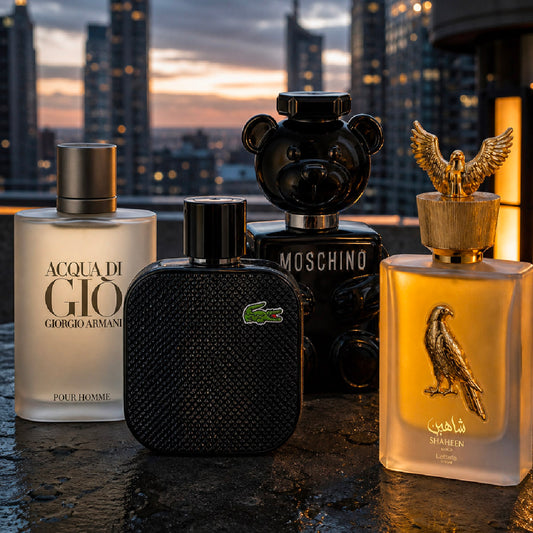 LCTS BLACK - TOY BOY - SHAHEEN GOLD - ACQUA DI GIO