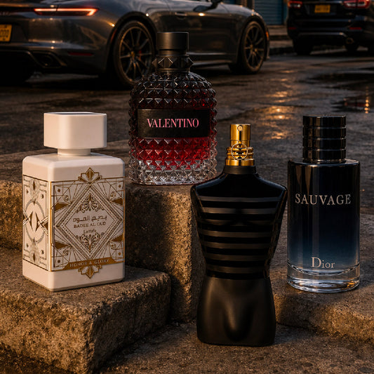 VALENTINO - JPG LE MALE LE PARFUM - BADEALAOUD HONOR GLORY - SAUVAGE